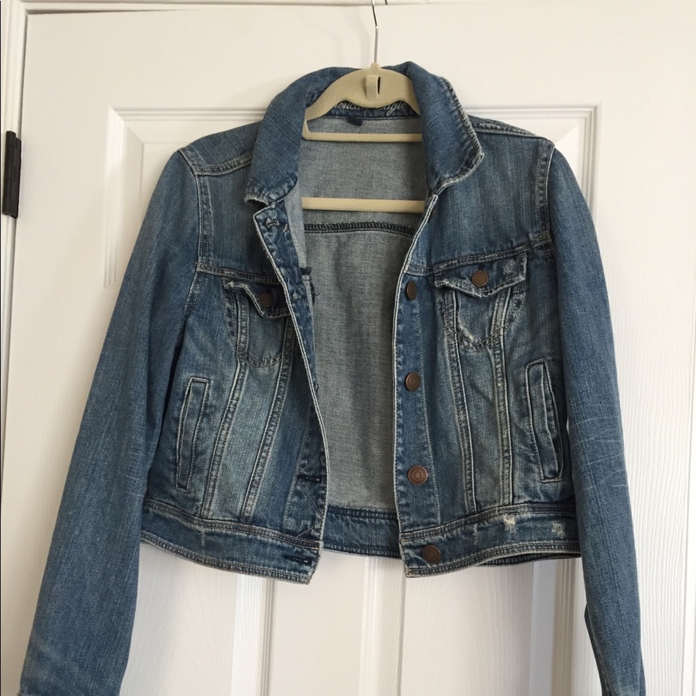 American Eagle short denim jacket